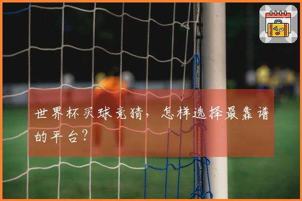 世界杯买球竞猜，怎样选择最靠谱的平台？